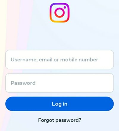 login instagram